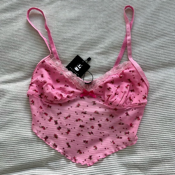Garage Pink Floral Camisole - Picture 1 of 3